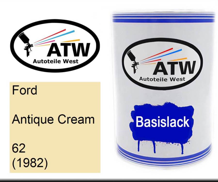 Ford, Antique Cream, 62 (1982): 500ml Lackdose, von ATW Autoteile West.